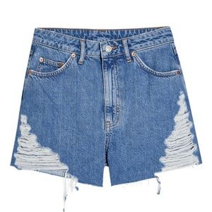 NWT Topshop Super Ripped Mom Shorts